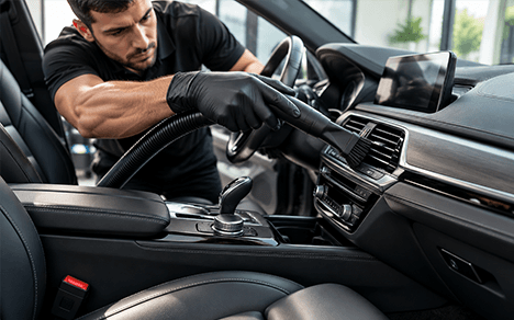 Getting the interior properly dust-free